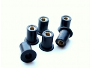 Honda originele kuipruit montagemoer (rubber) Blackbird